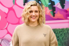 Greta Gerwig attends the press junket and Photo Call for "Barbie" at Four Seasons Hotel Los Angeles at Beverly Hills on June 25, 2023 