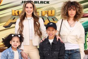 Zaia Boss, Allison Holker, Maddox Laurel Boss, and Weslie Fowler attend the premiere of Universal Pictures' "Kung Fu Panda 4" at AMC The Grove 14 on March 03, 2024 in Los Angeles, California. 