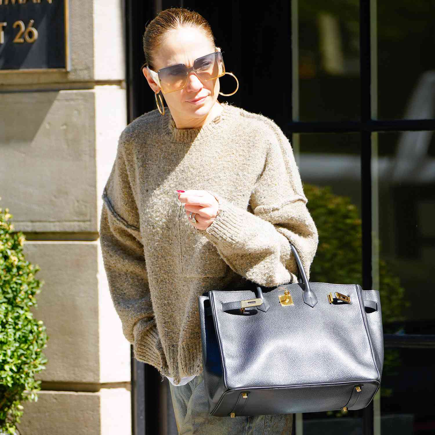 Jennifer Lopez is seen on April 26, 2024 in New York City.