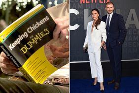 Victoria Beckham Snaps Husband David Reading 'Chickens for Dummies' Book: 'Just a Little Friday Night Reading'