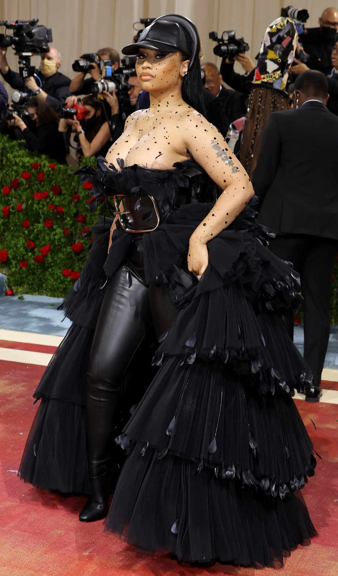 Nicki Minaj attends The 2022 Met Gala Celebrating "In America: An Anthology of Fashion" at The Metropolitan Museum of Art on May 02, 2022 in New York City.