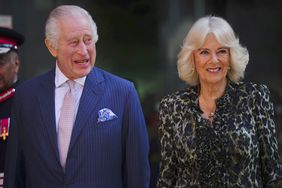 King Charles III, patron of Cancer Research UK and Macmillan Cancer Support, and Queen Camilla, arriving for a visit to University College Hospital Macmillan Cancer Centre, London