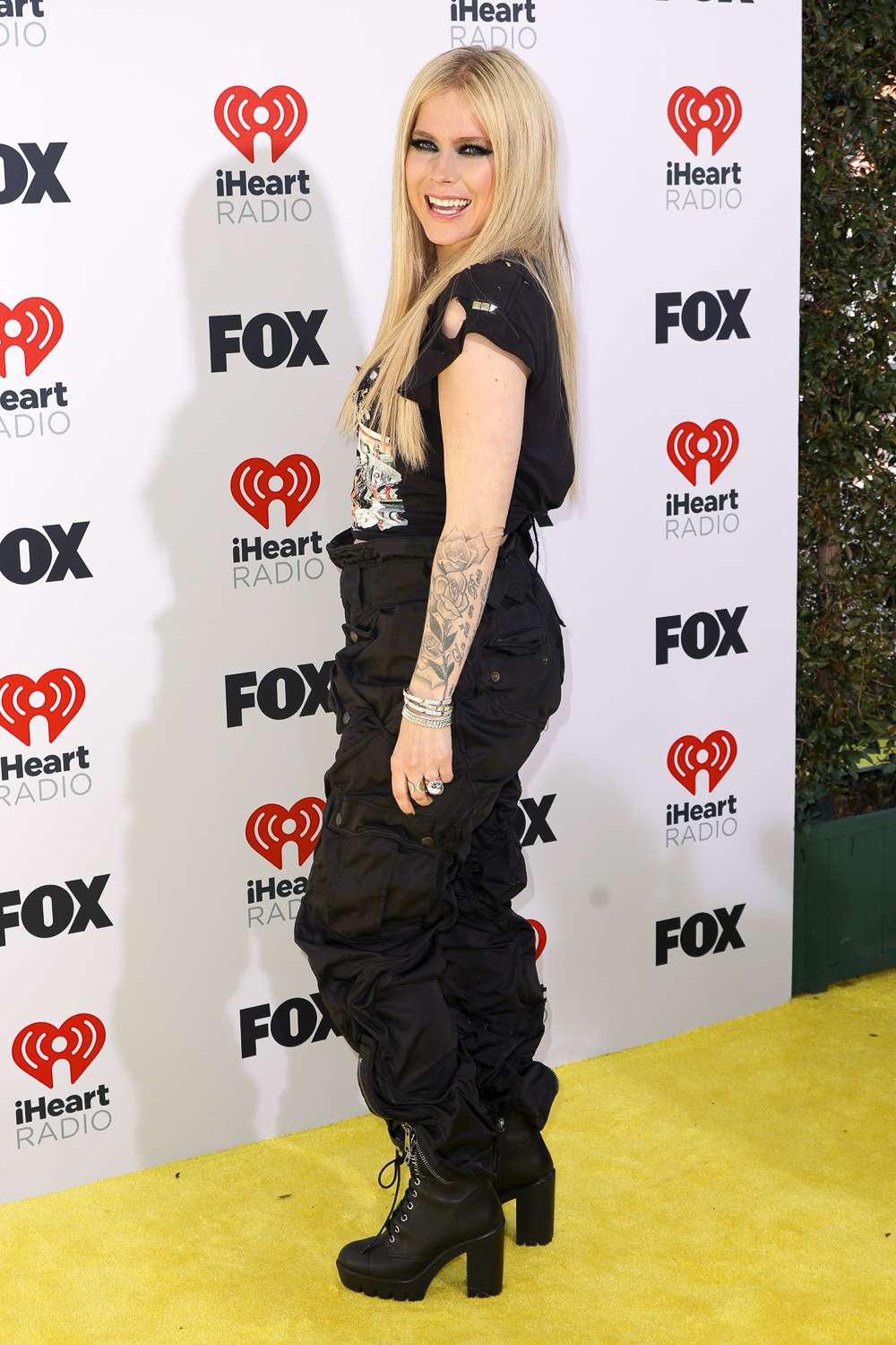 Avril Lavigne attends the 2024 iHeartRadio Music Awards at Dolby Theatre on April 01, 2024 in Hollywood, California