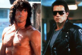 Sylvester Stallone as Rambo, Arnold Schwarzenegger as Terminator