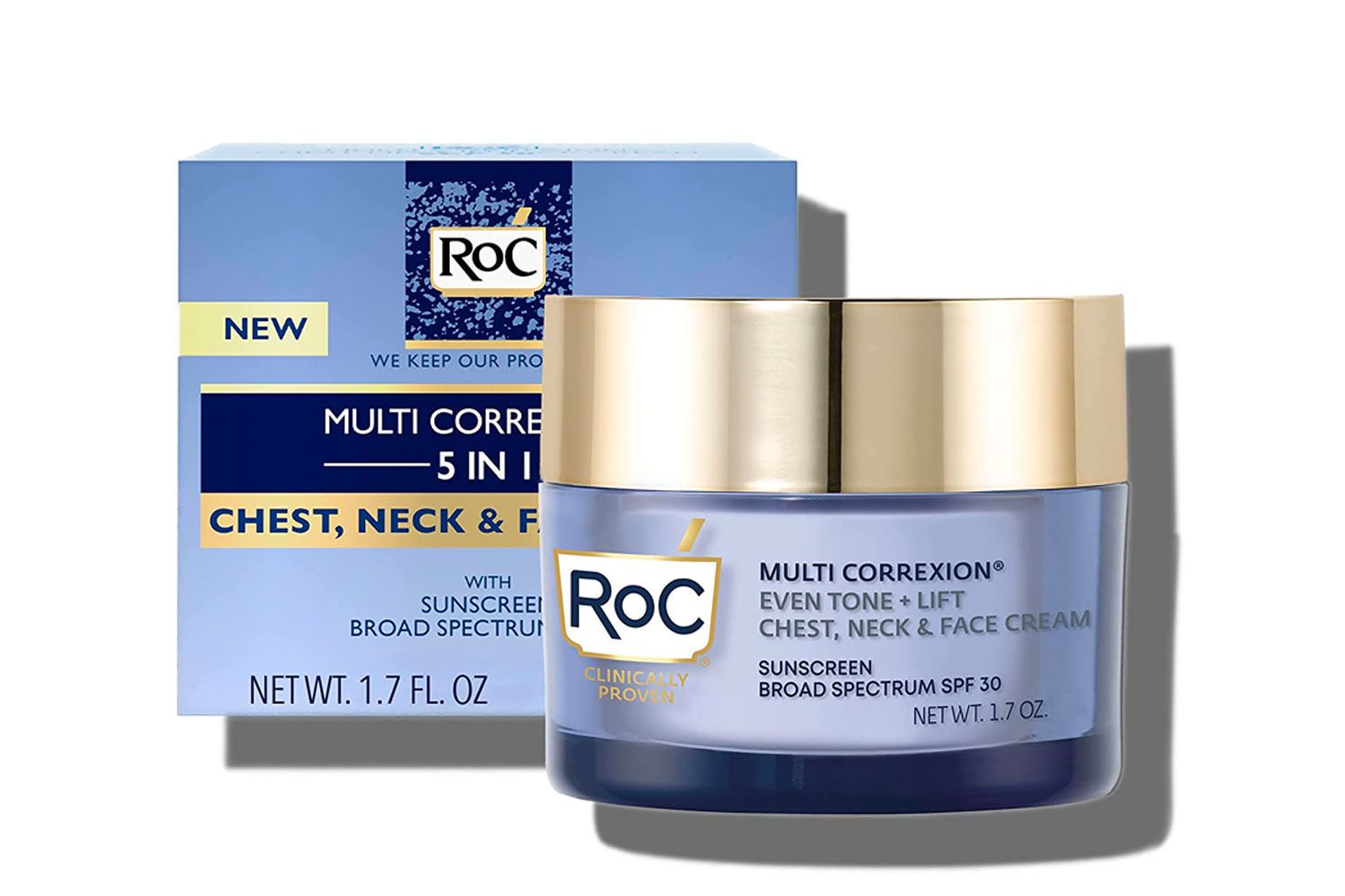 RoC 5-in-1 Chest, Neck &amp; Face Cream with SPF 30