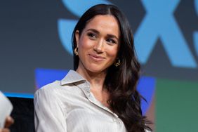 Britain's Meghan, Duchess of Sussex, attends the "Keynote: Breaking Barriers, Shaping Narratives: How Women Lead On and Off the Screen," during the SXSW 2024 Conference and Festivals at the Austin Convention Center on March 8, 2024, in Austin, Texas