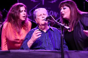 Wendy Wilson, Brian Wilson and Carnie Wilson perform onstage at Brian Fest: A Night To Celebrate The Music Of Brian Wilson on March 30, 2015 in Los Angeles, California. 