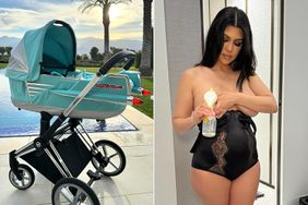Kourtney Kardashian stroller