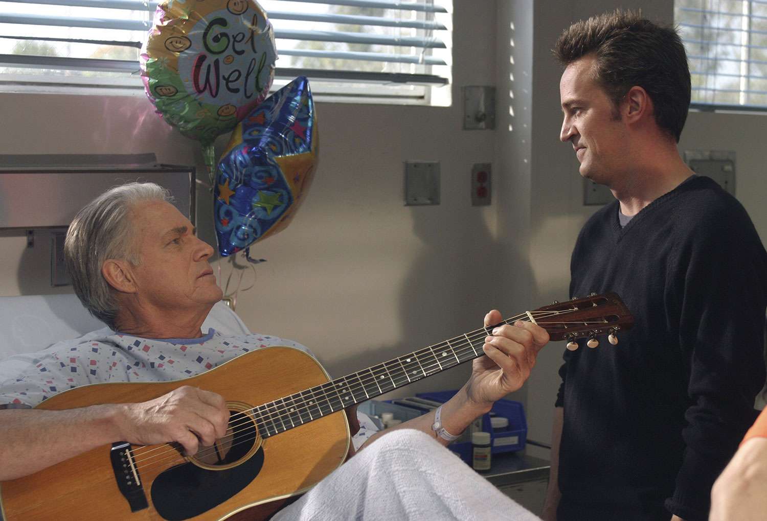 My Unicorn" Episode 11 -- Aired 11/23/04 -- Pictured: (l-r) John Bennett Perry as Gregory Marks, Matthew Perry as Murray Marks -- Photo by: Mitch Haddad/NBCU Photo Bank