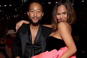 John Legend and Chrissy Teigen attend the 66th GRAMMY Awards at Crypto.com Arena on February 04, 2024 in Los Angeles, California.