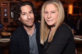 Jason Gould and Barbra Streisand attend Barbra Streisand's 75th birthday at Cafe Habana on April 24, 2017 in Malibu, California