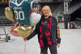 Donna Kelce Supports Sons Travis and Jason at 'New Heights' Event by Handing Out Sandwiches