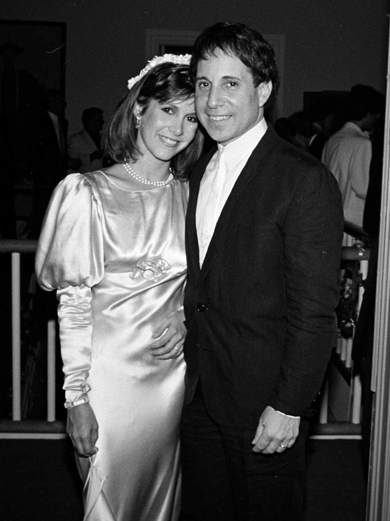 UNITED STATES - AUGUST 01: Carrie Fisher and Paul Simon (Photo by The LIFE Picture Collection/Getty Images)