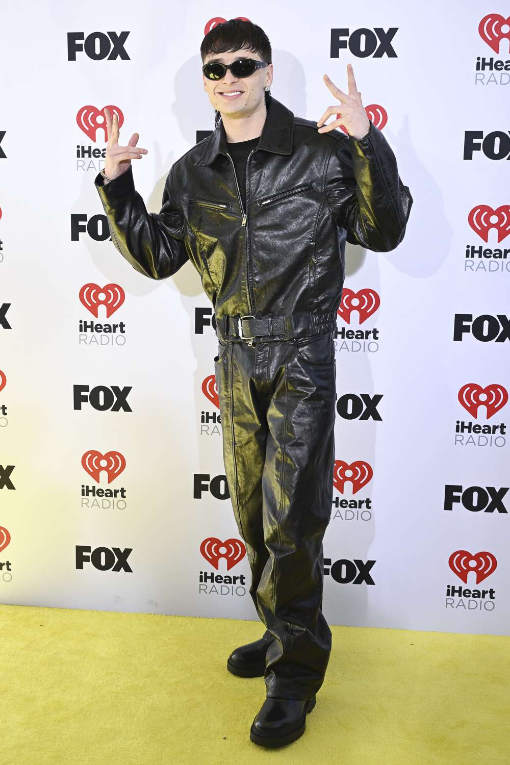 Peso Pluma at the 2024 iHeartRadio Music Awards held at the Dolby Theatre on April 1, 2024 in Los Angeles, California