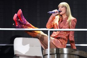 Taylor Swift performs onstage during "Taylor Swift | The Eras Tour" at La Defense on May 09, 2024 in Paris, France