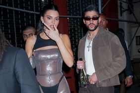 Kendall Jenner and Bad Bunny are seen heading to a Met Gala afterparty