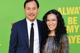 Ali Wong (R) and Justin Hakuta attend the premiere of Netflix's "Always Be My Maybe" at Regency Village Theatre on May 22, 2019 in Westwood, California
