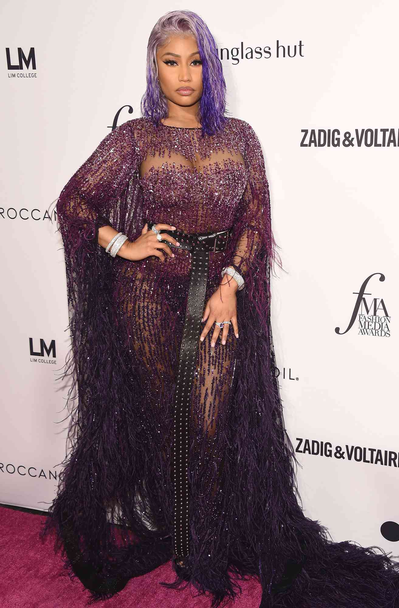 Nicki Minaj attends the Daily Front Row's 2018 Fashion Media Awards at Park Hyatt New York on September 6, 2018 in New York City