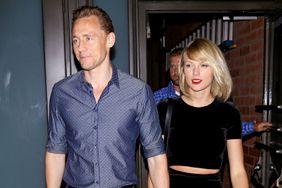 Taylor Swift and Tom Hiddleston arrive hand in hand with ear to ear smiles for a romantic dinner for two at Hillstone in Santa Monica