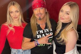 Bret Michaels with his daughters Raine and Jorja