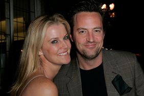 Maeve Quinlan and Matthew Perry during Stars Make Their Voices Heard at a Silent Auction for Lollipop Theater Network at Private Home in Beverly Hills, California, United States.