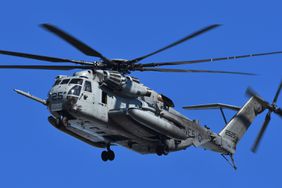 United States Marine Corps (USMC) Sikorsky CH-53E Super Stallion heavy-lift cargo helicopter