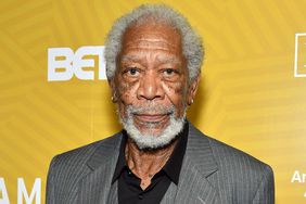 Morgan Freeman backstage during the American Black Film Festival Honors Awards Ceremony at The Beverly Hilton Hotel on February 23, 2020 in Beverly Hills, California.