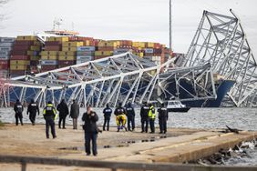 Baltimore francis scott key bridge collapse 03 26 24