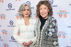 LOS ANGELES, CALIFORNIA - MAY 29: (L-R) Jane Fonda and Lily Tomlin attend Era Coalition Forward Women's Equality Trailblazer Awards and premiere of "Still Working 9 to 5" at Lily Tomlin/Jane Wagner Cultural Arts Center on May 29, 2024 in Los Angeles, California.
