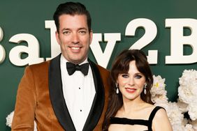 Jonathan Scott and Zooey Deschanel attend 2023 Baby2Baby Gala Presented By Paul Mitchell at Pacific Design Center on November 11, 2023 in West Hollywood, California.