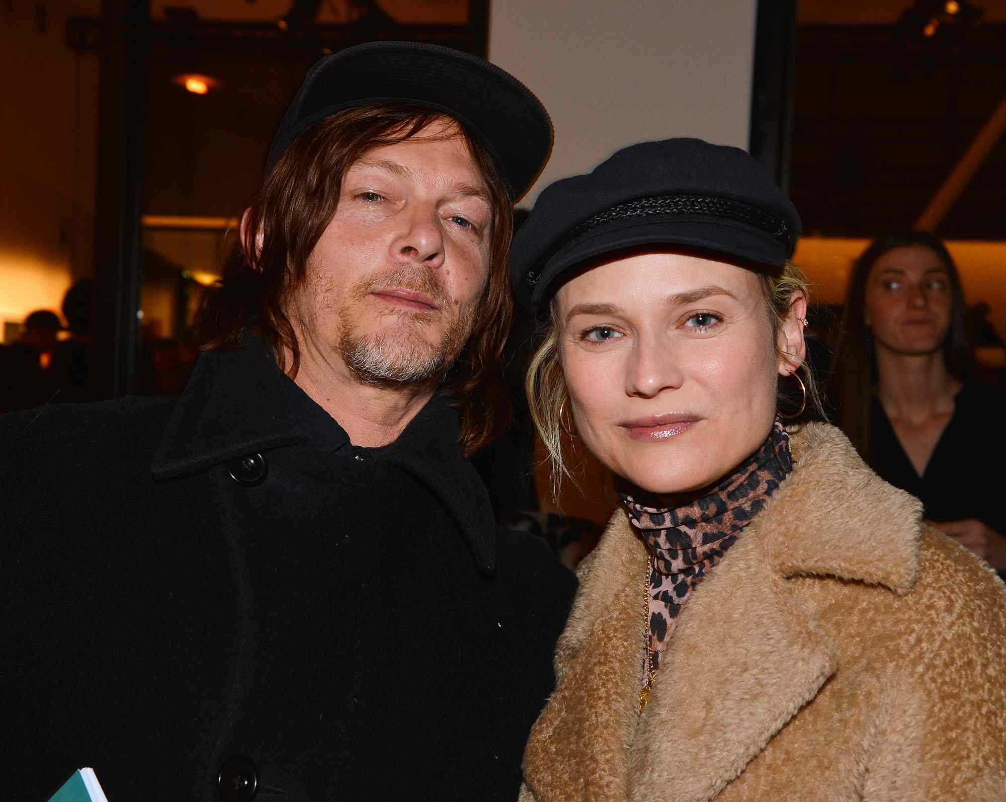 Norman Reedus and Diane Kruger attend 24th Annual ARTWALK NY at Spring Studios on November 28, 2018 in New York City