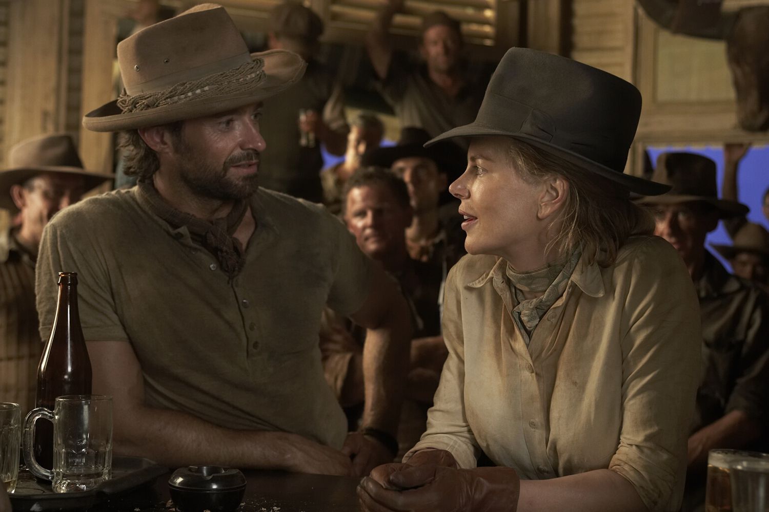Hugh Jackman and Nicole Kidman in 'Faraway Downs'