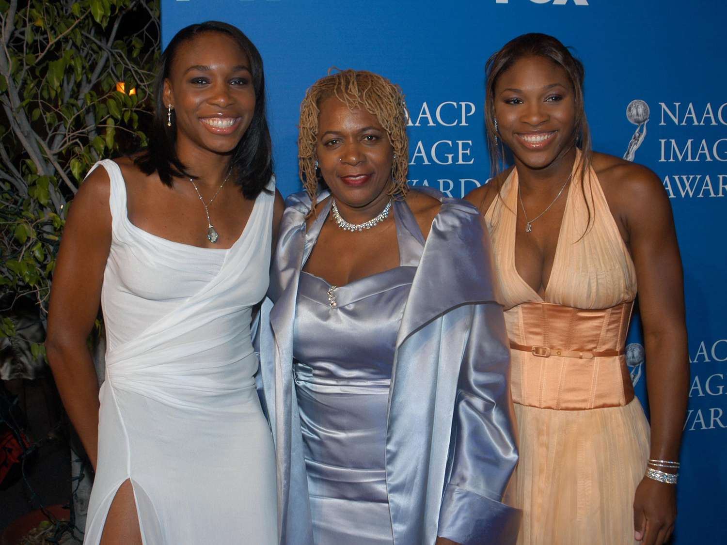 Venus Williams, mother Oracene Williams and Serena Williams
