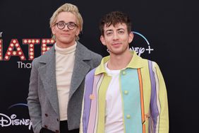 LOS ANGELES, CALIFORNIA - MARCH 15: (L-R) Austin P. McKenzie and Kevin McHale attend the premiere of Disney's "Better Nate Than Ever" at El Capitan Theatre on March 15, 2022 in Los Angeles, California. (Photo by Amy Sussman/Getty Images)