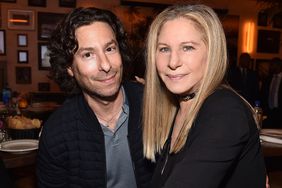Jason Gould and Barbra Streisand attend Barbra Streisand's 75th birthday at Cafe Habana on April 24, 2017 in Malibu, California. 