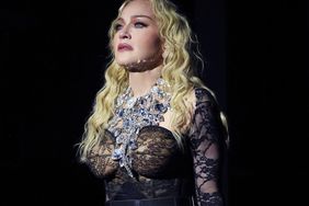 Madonna performs during The Celebration Tour at The O2 Arena on October 15, 2023 in London, England. 
