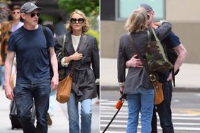 Newly Married Naomi Watts and her husband Billy Crudup pack on a PDA hugging and Kissing while out walking their dog just few days after getting married in New York City