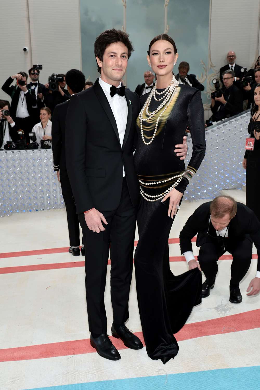 Joshua Kushner and Karlie Kloss attend The 2023 Met Gala