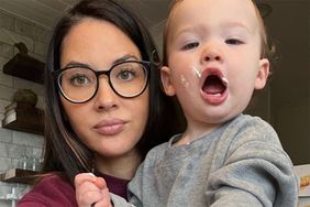 Olivia Munn and her 1 year old son
