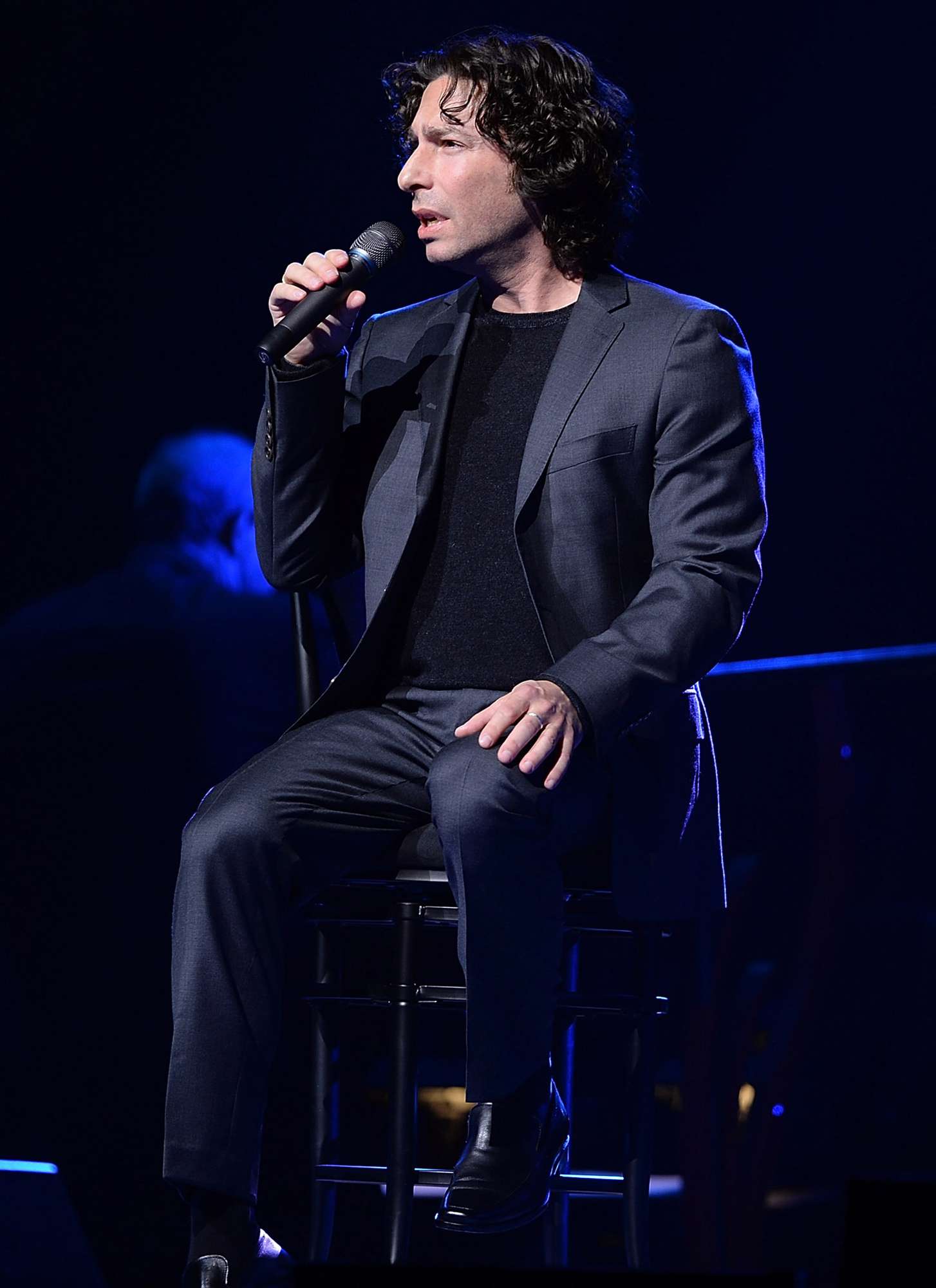 Jason Gould (Barbra Streisand's son) performs on stage in concert at O2 Arena on June 1, 2013 in London, England