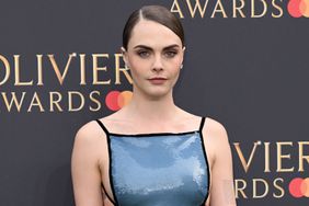 Cara Delevingne attends The Olivier Awards 2024 at The Royal Albert Hall on April 14, 2024