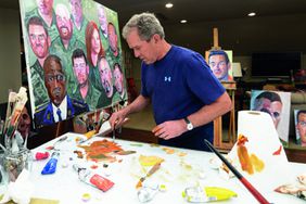 George W. Bush's original paintings