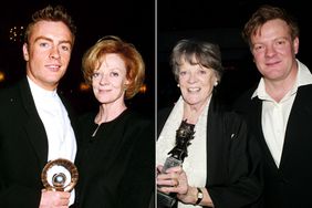 MAGGIE SMITH AND SON TOBY STEPHENS and Christopher Larkin