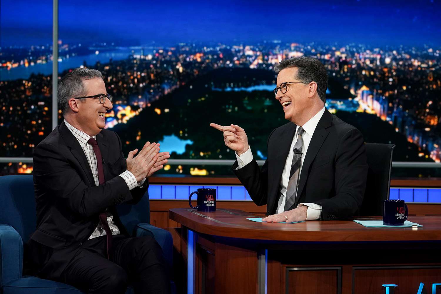 Late-Night Super Group! Find Out Why Colbert, Meyers, Oliver and Both Jimmys Are Teaming Up