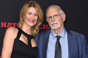 Actors Laura Dern and Bruce Dern arrive at the Los Angeles Premiere of 'The Hateful Eight' at ArcLight Cinemas Cinerama Dome on December 7, 2015 in Hollywood, California.