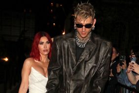 Machine Gun Kelly and Megan Fox leave the GQ Men of the Year party on Nov. 16, 2023