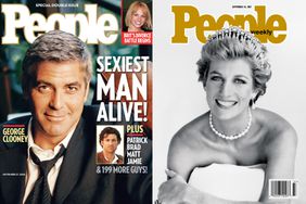 George Clooney Sexiest Man Alive Cover, Princess Diana Cover