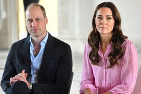 Prince William, Duke of Cambridge and Catherine, Duchess of Cambridge are seen at Daystar Evangelical Church on March 26, 2022 in Great Abaco, Bahamas