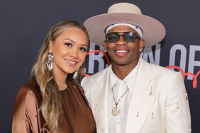 Alexis Allen and Jimmie Allen attend MusiCares Person of the Year honoring Joni Mitchell at MGM Grand Marquee Ballroom on April 01, 2022 in Las Vegas, Nevada.