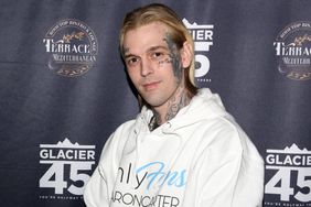 LAS VEGAS, NEVADA - FEBRUARY 12: Singer and producer Aaron Carter arrives at the "Kings of Hustler" male revue at Larry Flynt's Hustler Club on February 12, 2022 in Las Vegas, Nevada. (Photo by Gabe Ginsberg/Getty Images)